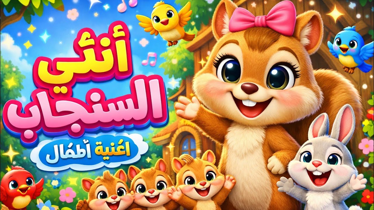 أغنية أنثى السنجاب 🐿️🎶 | أغاني أطفال ملونة وممتعة | تعليم القيم للأطفال