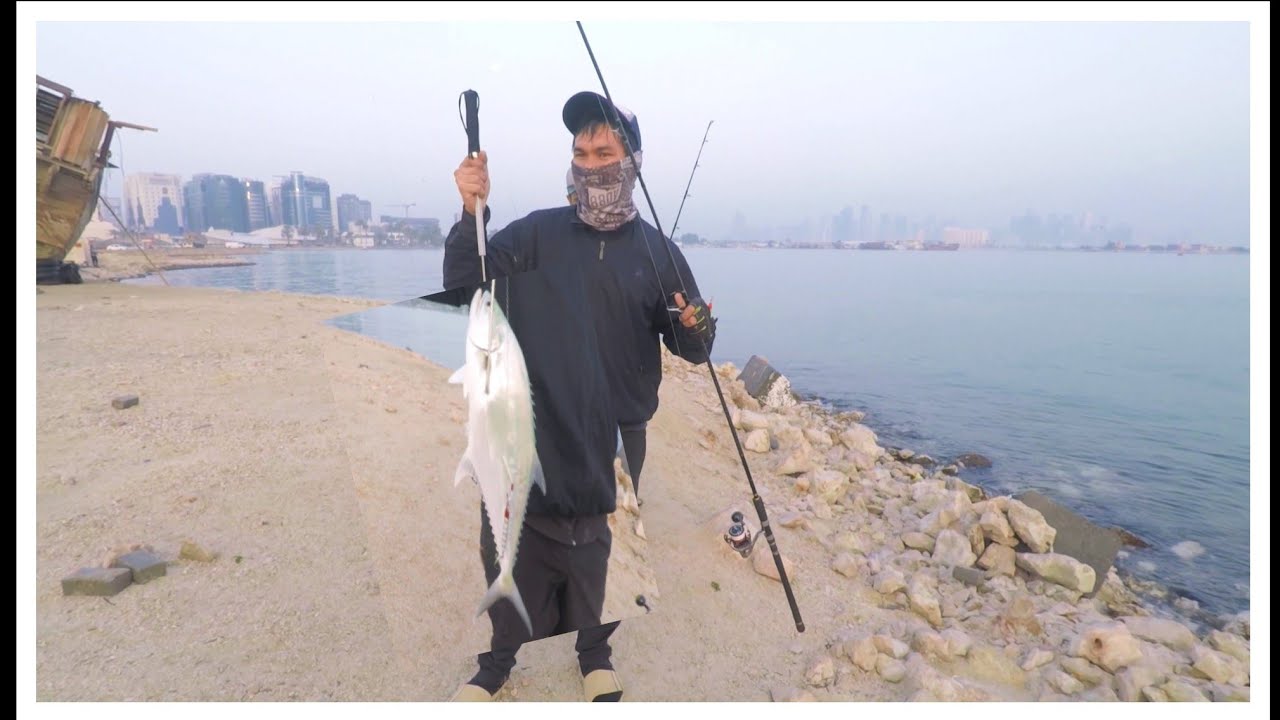 shore jigging fishing | queen fishing | 2020 #adiefishing #queenfish