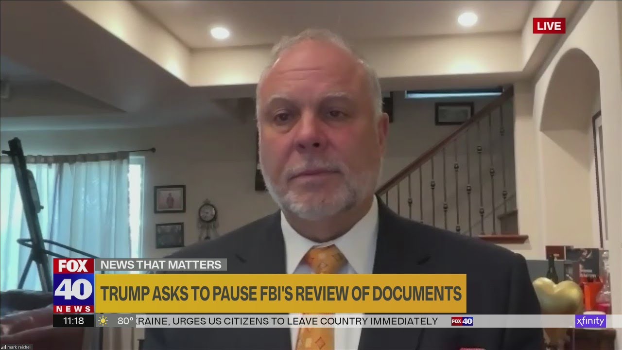 Trump asks to pause FBI's review of documents
