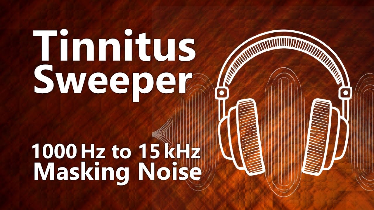 Шумомаскировка Tinnitus Sweeper от 1000 Гц до 15 кГц для успокоения и релаксации