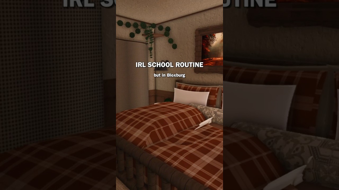 IRL School Routine but in Bloxburg 