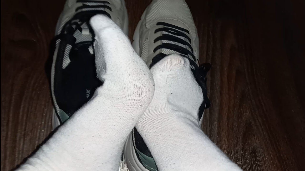 Sweaty socks and smelly sneakers after gym