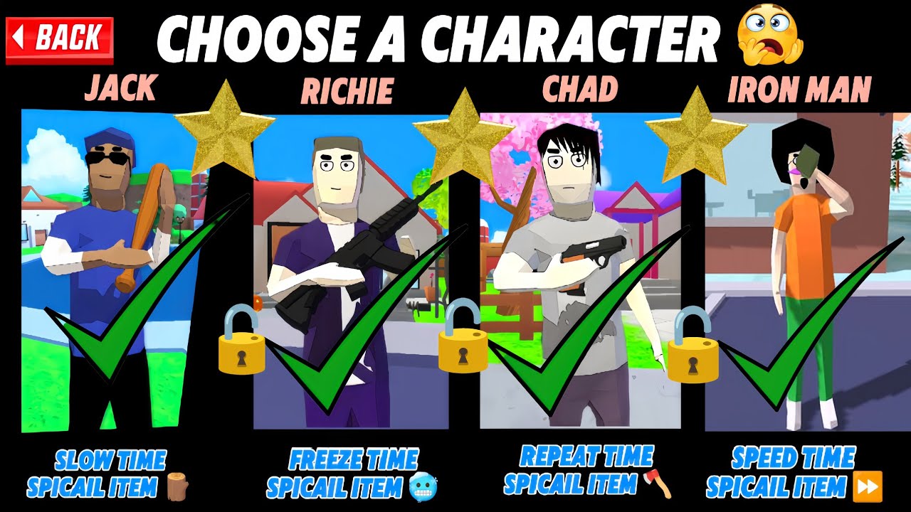 How to unlock all characters in | Dude theft wars🔓🔑