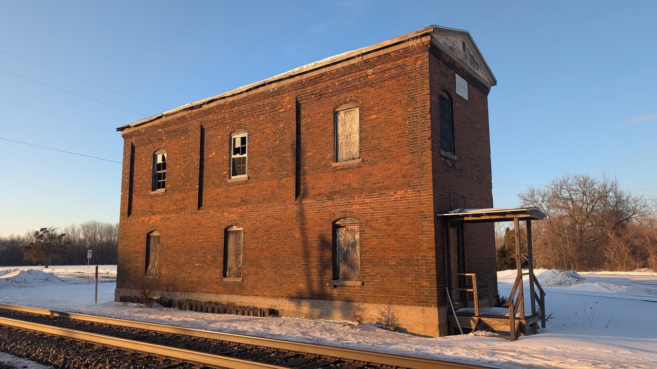 Abandoned Walkerton Indiana railroad tower