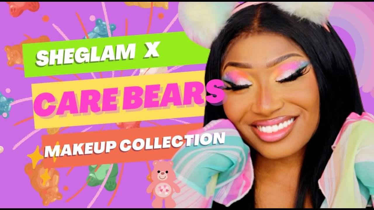 SHEGLAM X CARE BEARS review and tutorial | Jaiye Pierre