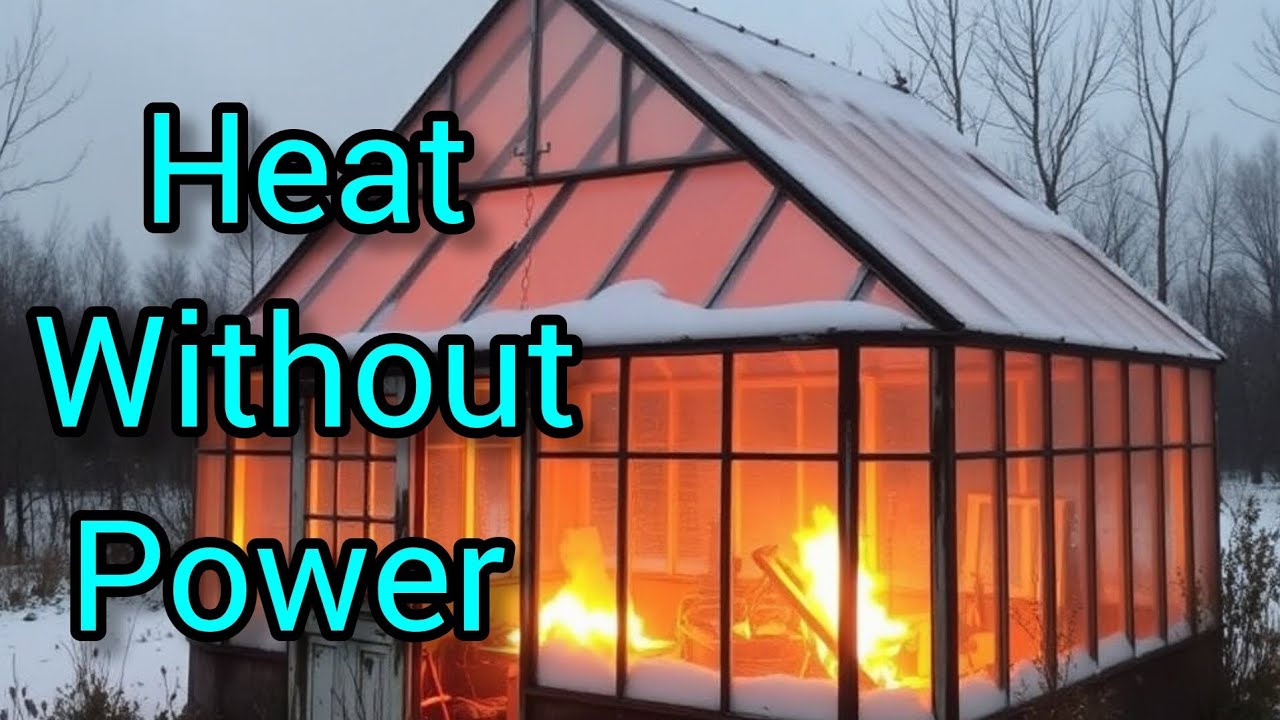How To Heat Your Greenhouse (with no electricity!)