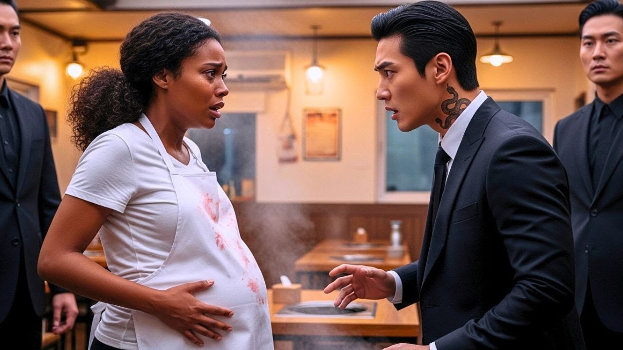 Korean Mafia Boss Freeze When He Sees His Ex-Wife—Heavily Pregnant, Working to Survive in Restaurant