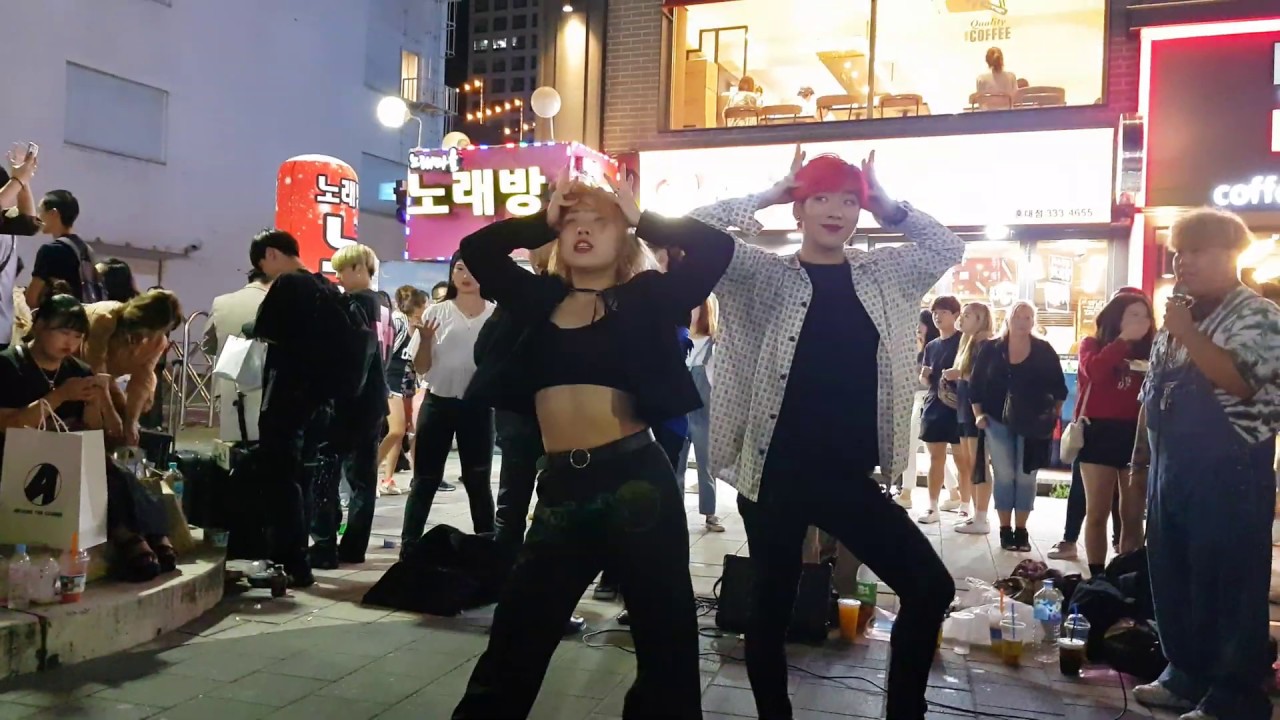 20190915 홍대 댄스팀 에너자이주(energyju), 레드크루(red crew) 강용 합동버스킹 01 - 달라달라 DALLA DALLA _ ITZY