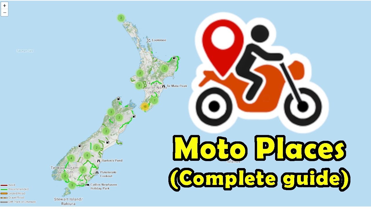 Moto Places - Complete Guide to New Zealand's best motorcycle routes!
