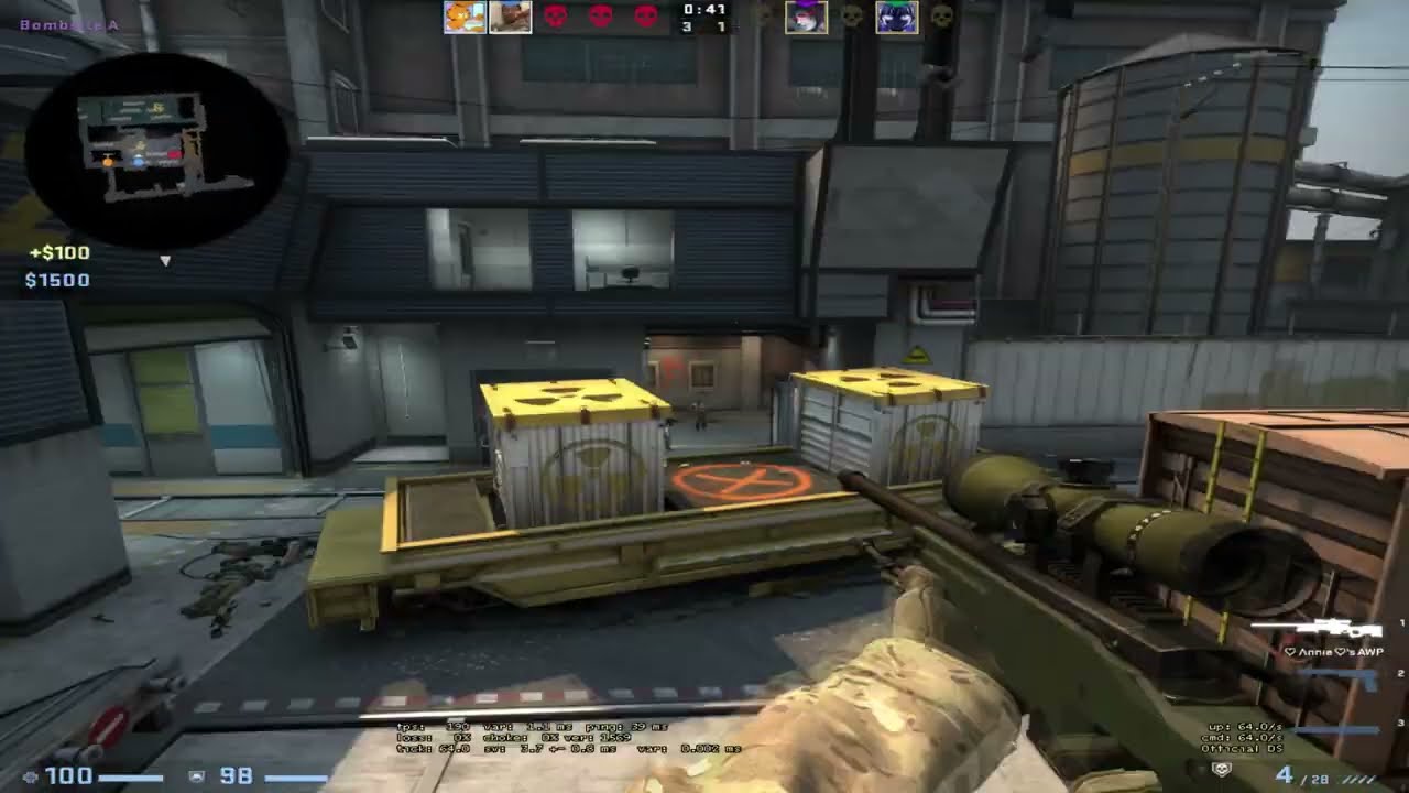 random clips from faceit lvl 10 and low elo mm