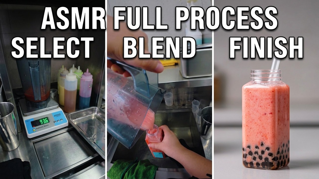 Daily Craft of Milk Tea Artist ASMR | Full Process