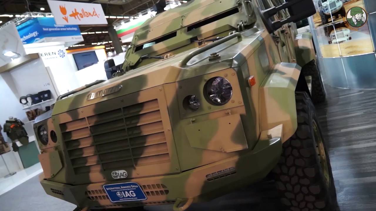 Guardian Jaws Sentry APC civilian armoured vehicles IAG International Armored Group  Eurosatory 2016