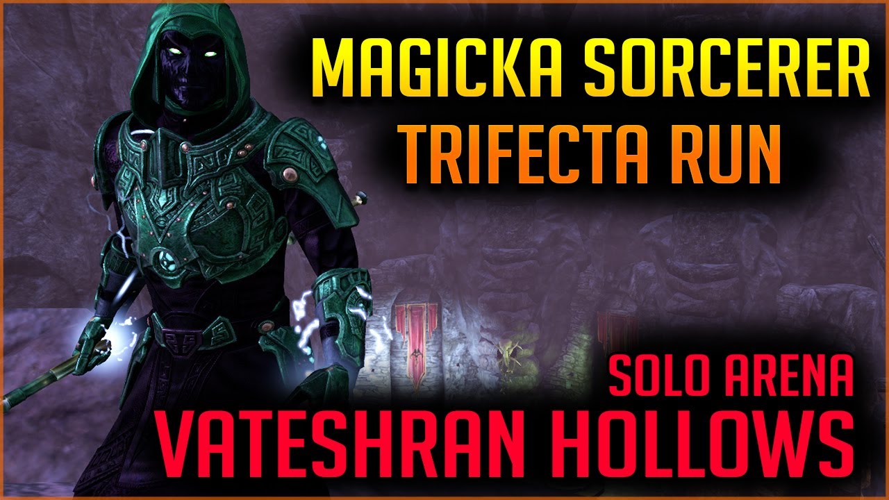 🔥NoDeath, Speedrun, NoSigil Trifecta Run🔥 - Vateshran Hollows Solo Arena PTS - Elder Scrolls Online