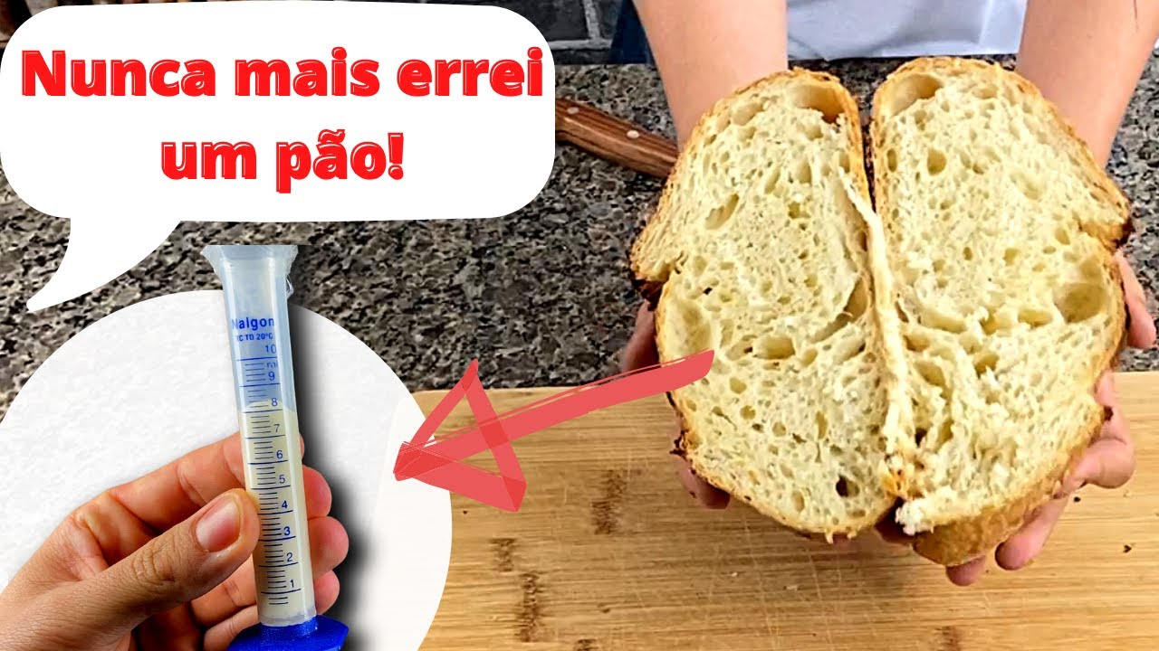 Como saber o ponto certo de crescimento do pão - Técnica infalível