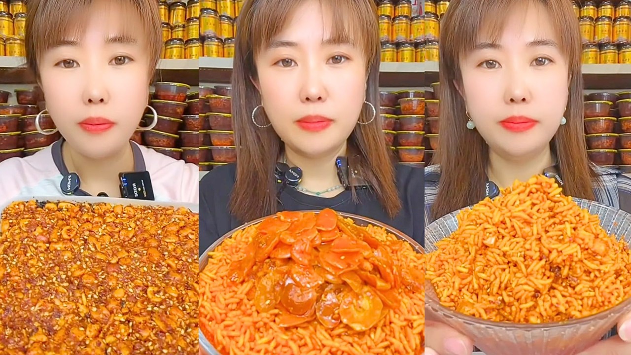Traditional Chinese Snacks Mukbang | Sesame Balls, Sauces & Local Treats ASMR #428