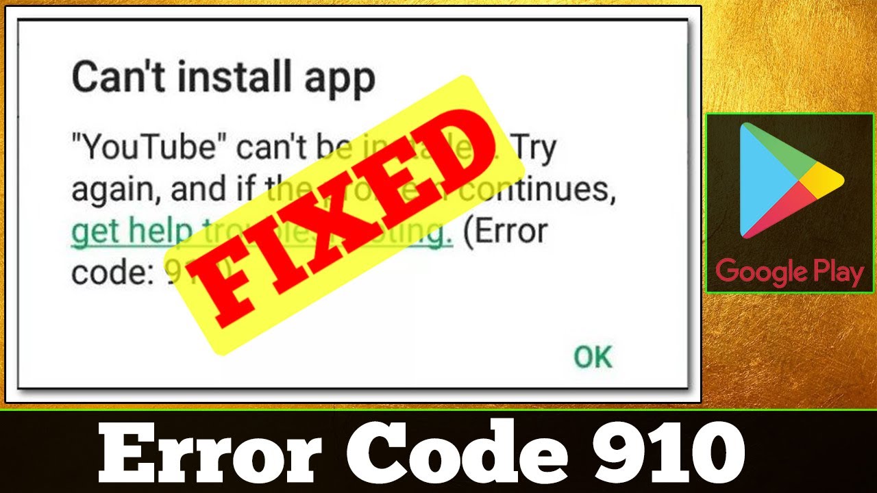[SOLVED] How to Fix Error Code 910 Problem Issue