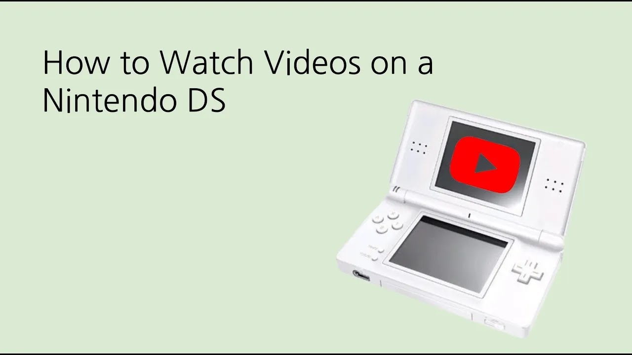How to Watch Videos on Nintendo DS (updated)