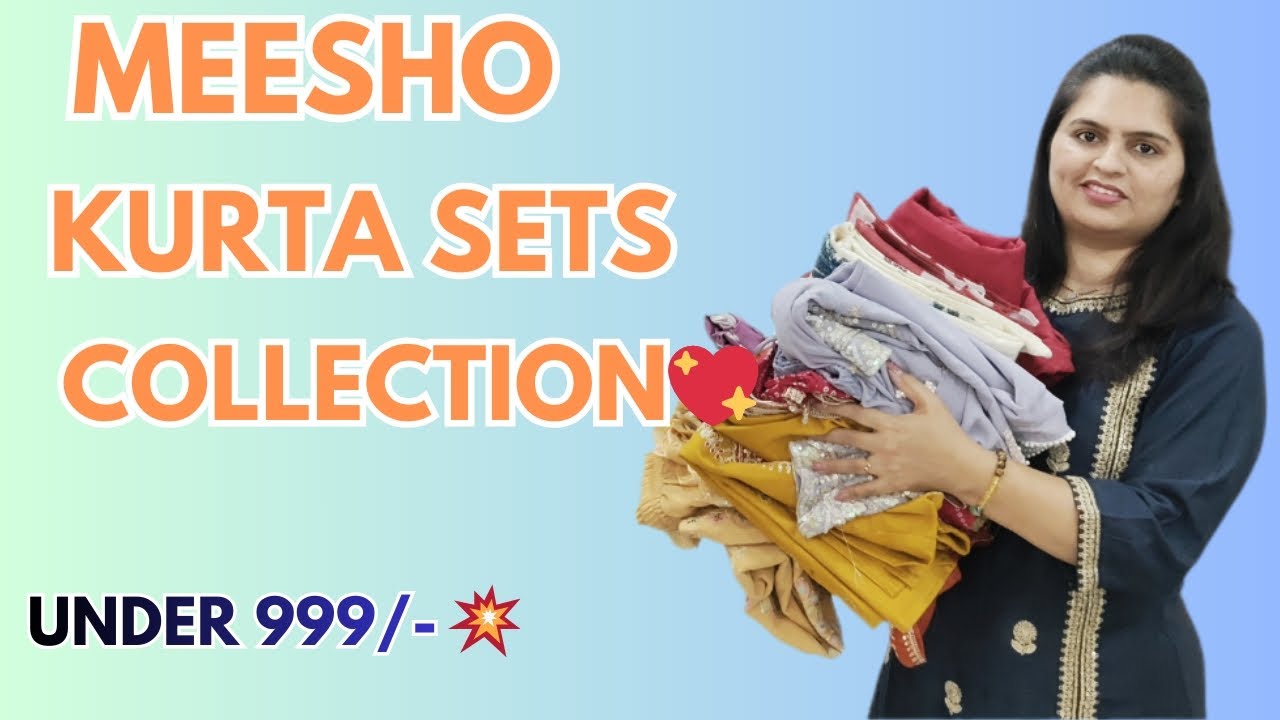 Meesho Festive & Daily Wear Kurta Sets Under ₹999 😍 | Budget Ethnic Wear✨