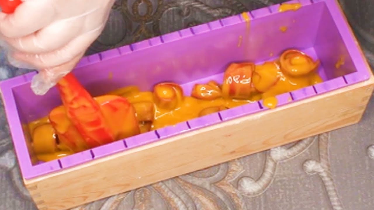 Spicy Apple Soap & rant :-) | Cold Process Soap Making | Artisan Soap Design | Oddly Satisfying
