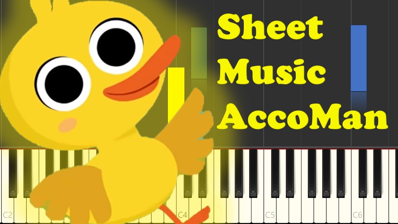 🎼 Super Simple Songs – If I Were a Duck | Piano Sheet Music