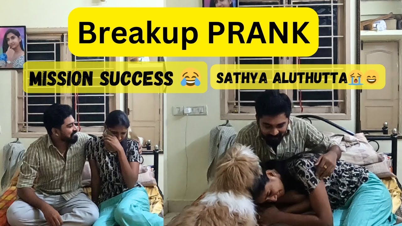 Breakup Prank 😞😢 She slapped me😭 இனி prank pannala🙏 சத்யா அழுதுட்டா பாவம்🥺