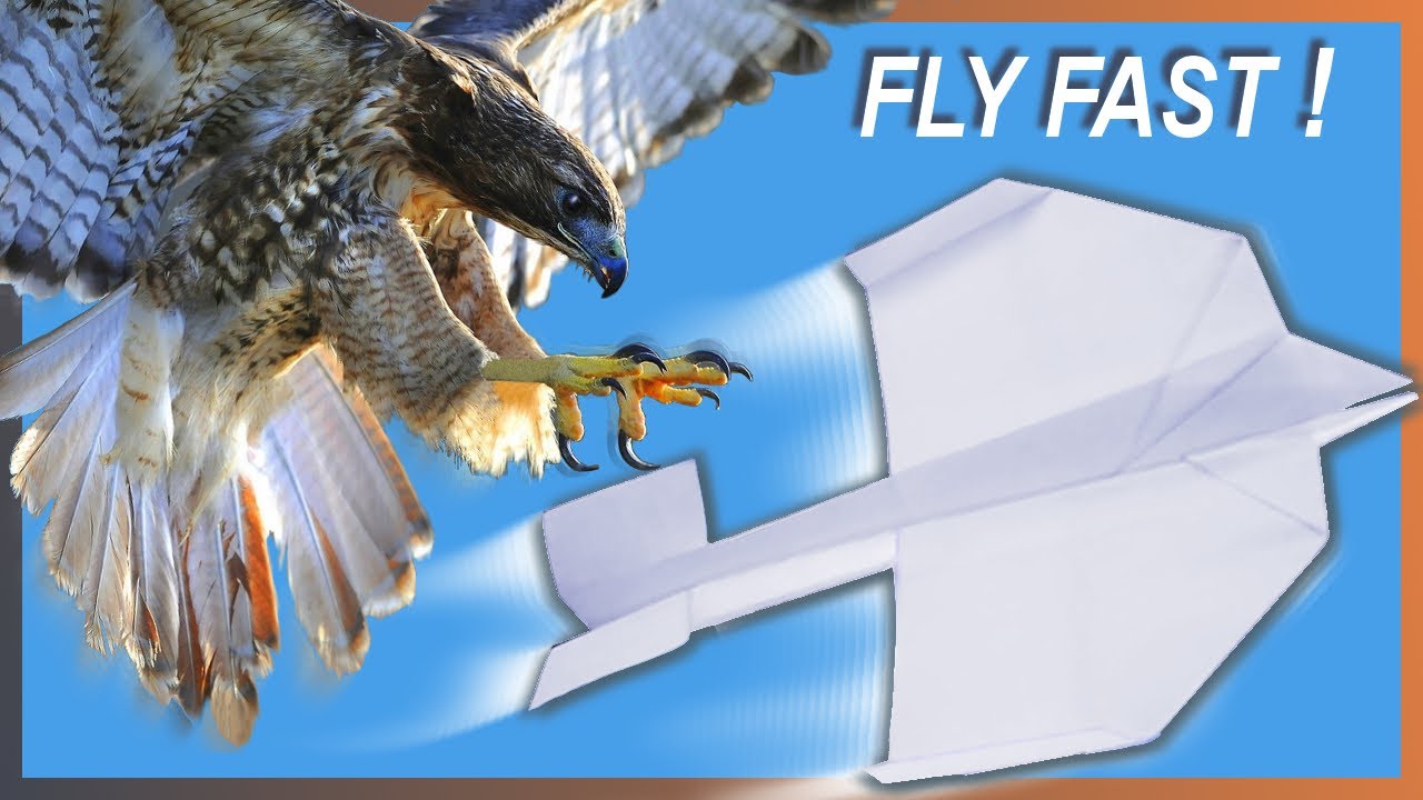 ✈️ How to make a paper airplane. The Swallow. Flies A Lot!  ✈️