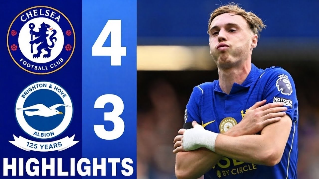 🔥 Chelsea 4-3 Brighton | Seven-Goal Thriller! | Full Match Highlights