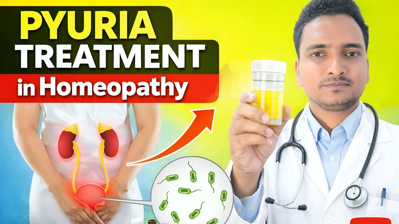 Pus cells in urine |Pyuria homeopathy medicine | Urinary Tract Infection (UTI) का ईलाज 