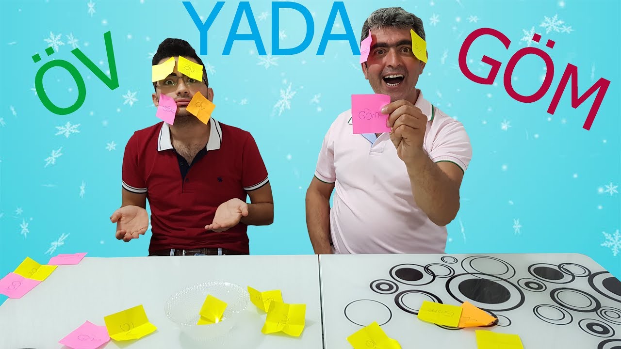 BABAMLA ÖV YADA GÖM OYUNU OYNADIK