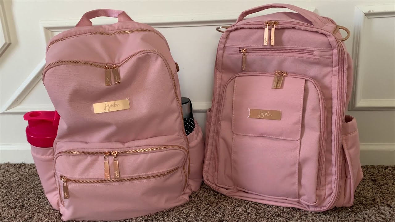 Packing & Comparison of Ju-Ju-Be Zealous Backpack vs BRB in the new Blush color from Chromatics Line