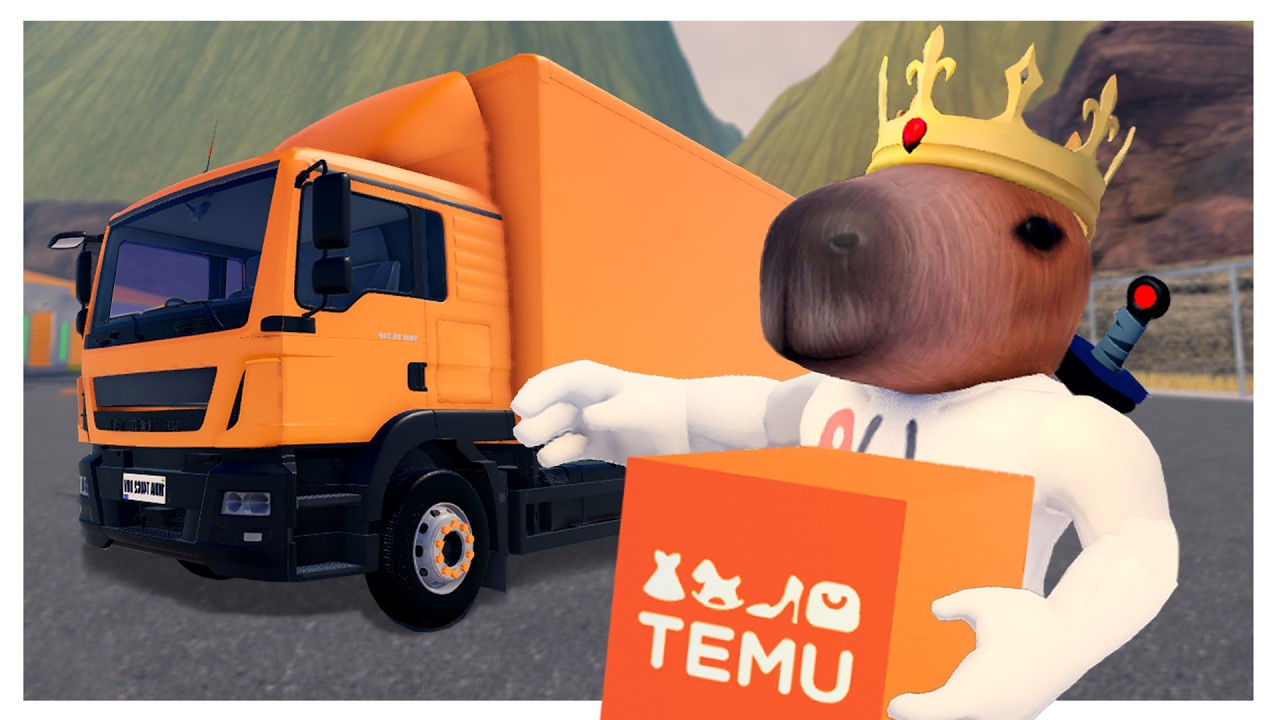 ME VOLVÍ un REPARTIDOR de TEMU en ROBLOX