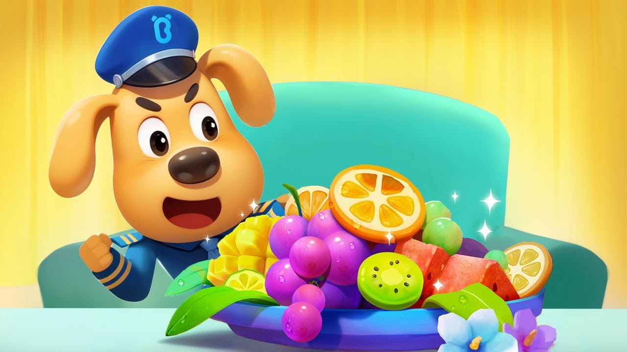 Jangan Makan Berlebihan 🍔| Kebiasaan Baik Anak-anak | Kartun Anak-anak | 🔍Kepala Polisi Labrador