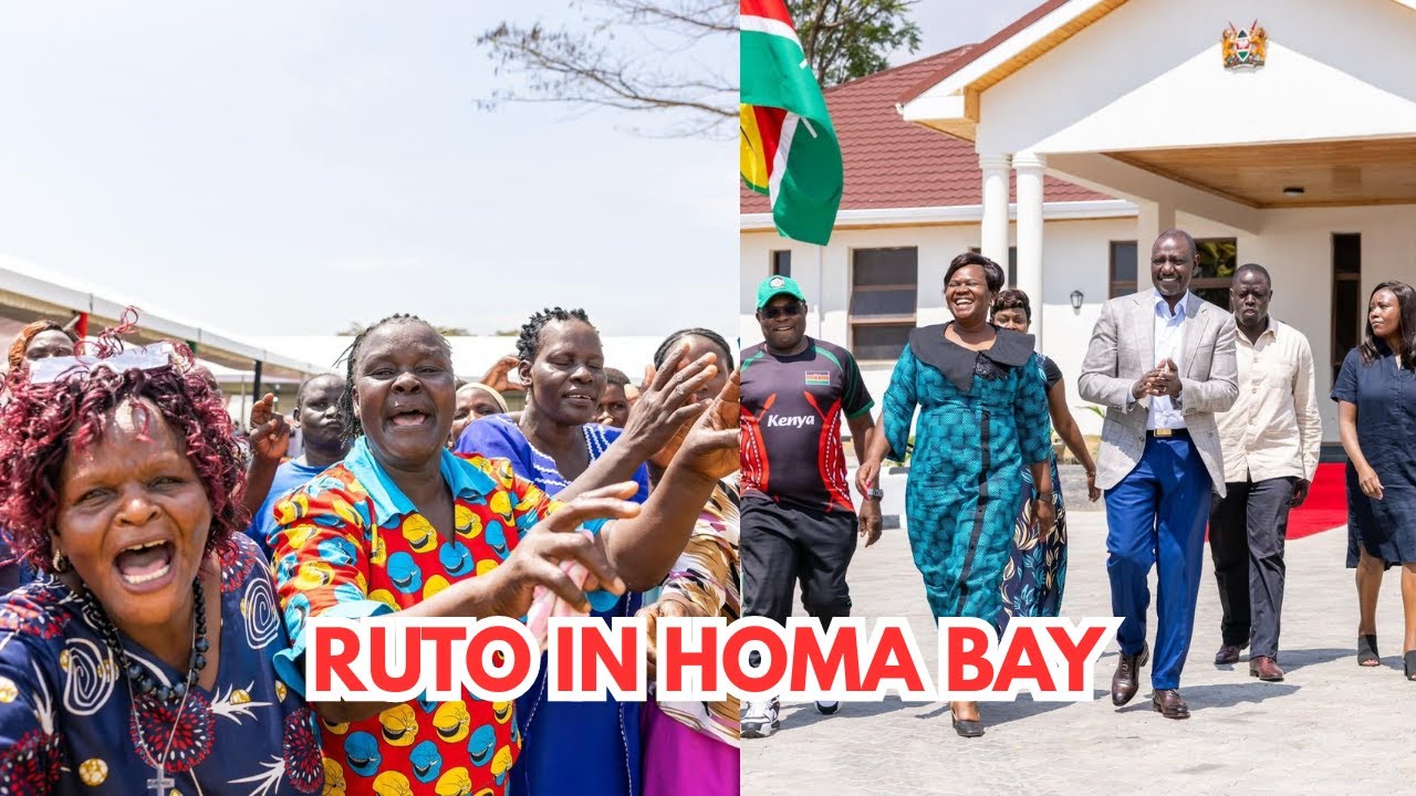 WATCH HOW PRESIDENT RUTO WAS RECEIVED IN HOMA BAY AHEAD OF 2025 DEVOLUTION CONFERENCE!