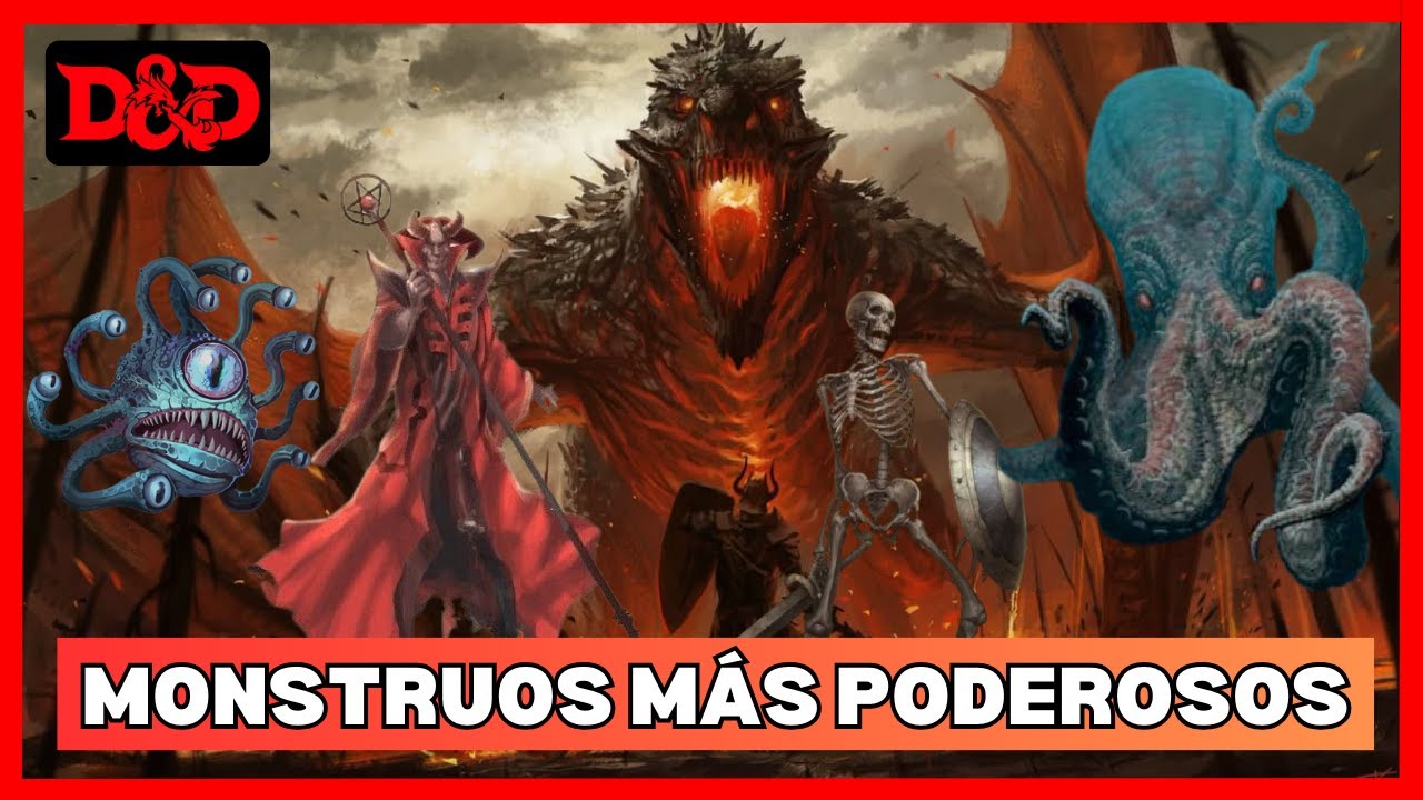 Los 10 Monstruos MÁS LETALES de Dragones y Mazmorras ⚔️