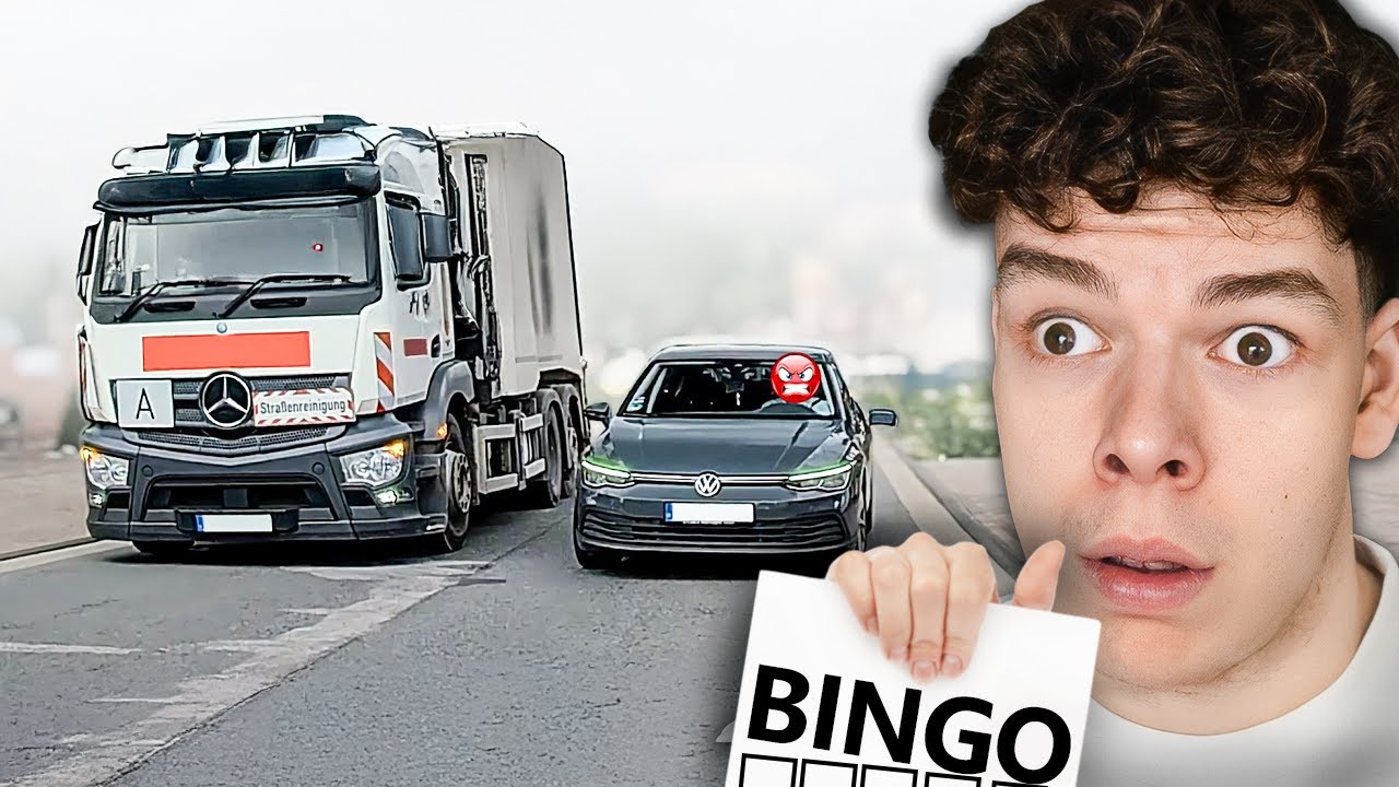 Dashcam Videos, aber Ich mache ein Bingo...