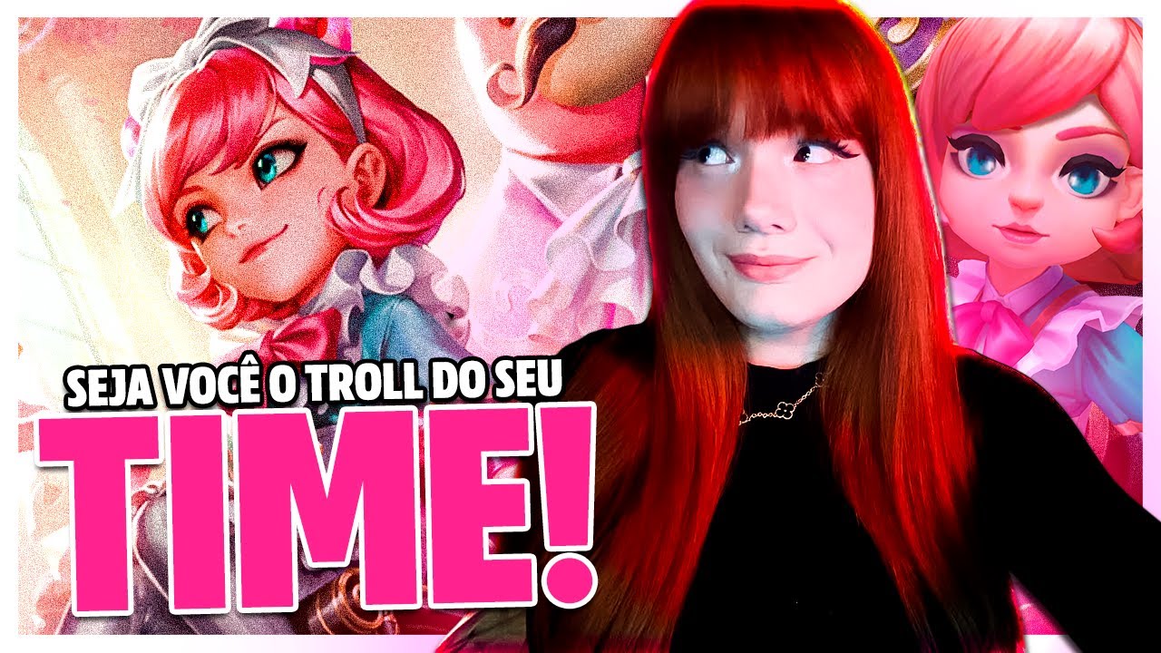 LOL: FUI A TROLL DO MEU TIME PARA MOTIVAR OS ALIADOS A JOGAREM BEM! | Sabrinoca