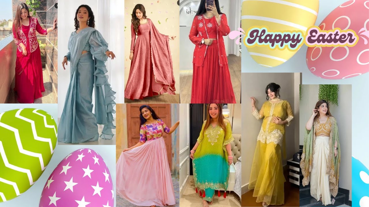 Designer  Easter collection// Different types of dresses with names/ / #easter @Bluebereofficial