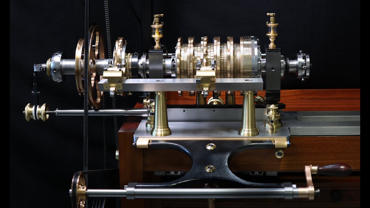 MADE Lathe Rose Engine No. 5 Makes a Pattern from Plumier’s 1701 Book.
