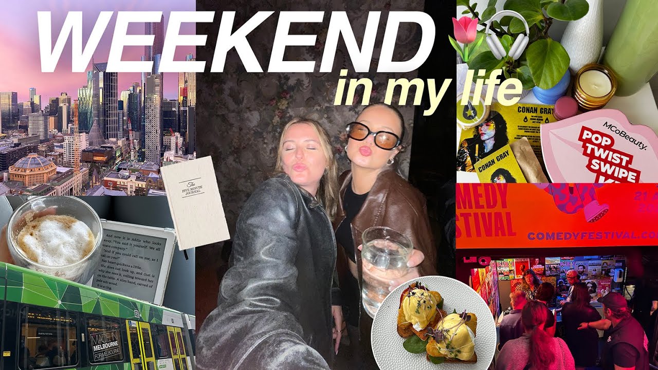 WEEKEND IN MY LIFE 🌷 (vlog) | Comedy Festival, Brunch, Markets, Bar Crawl, etc | Melbourne Australia