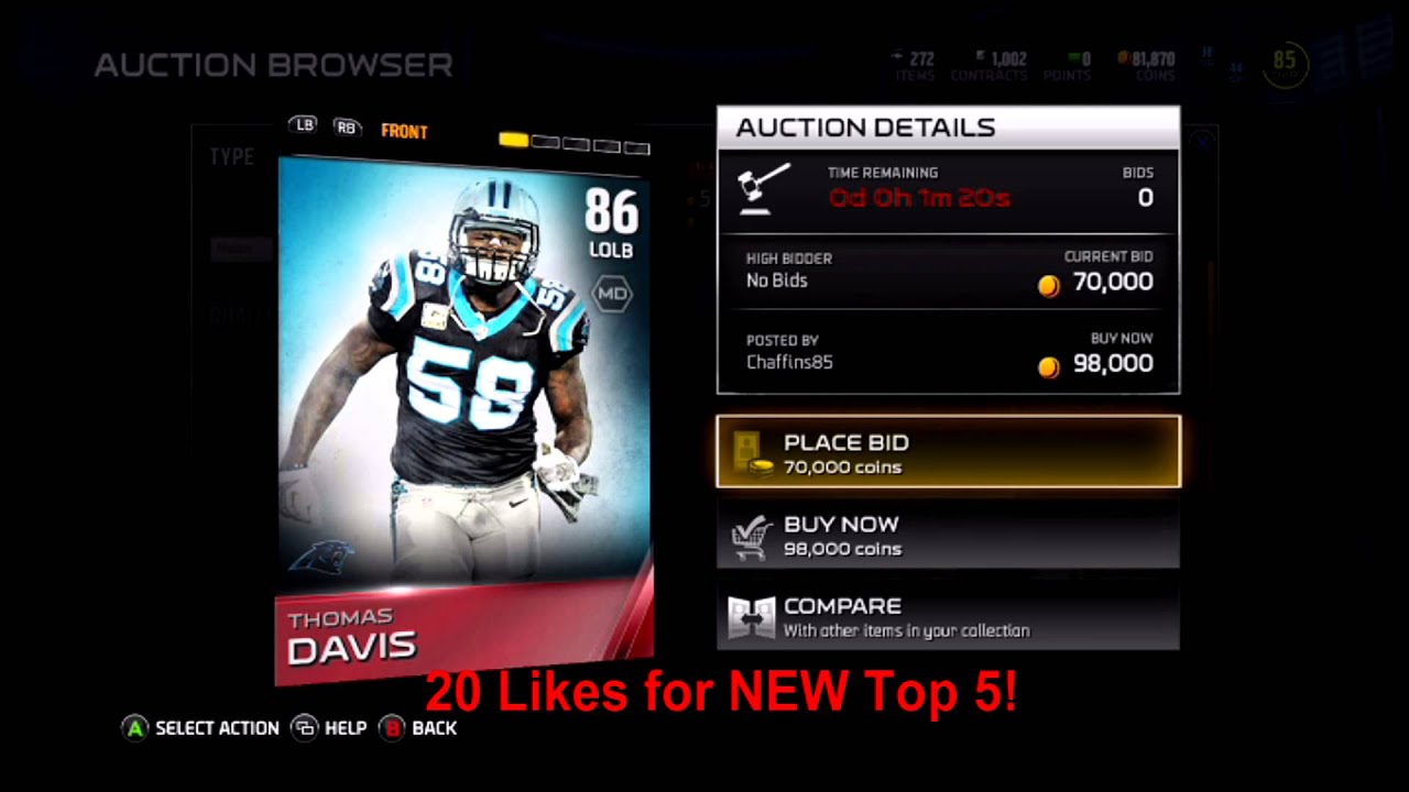 MUT 15 - Top 5 LOLB - Madden 15 Ultimate Team