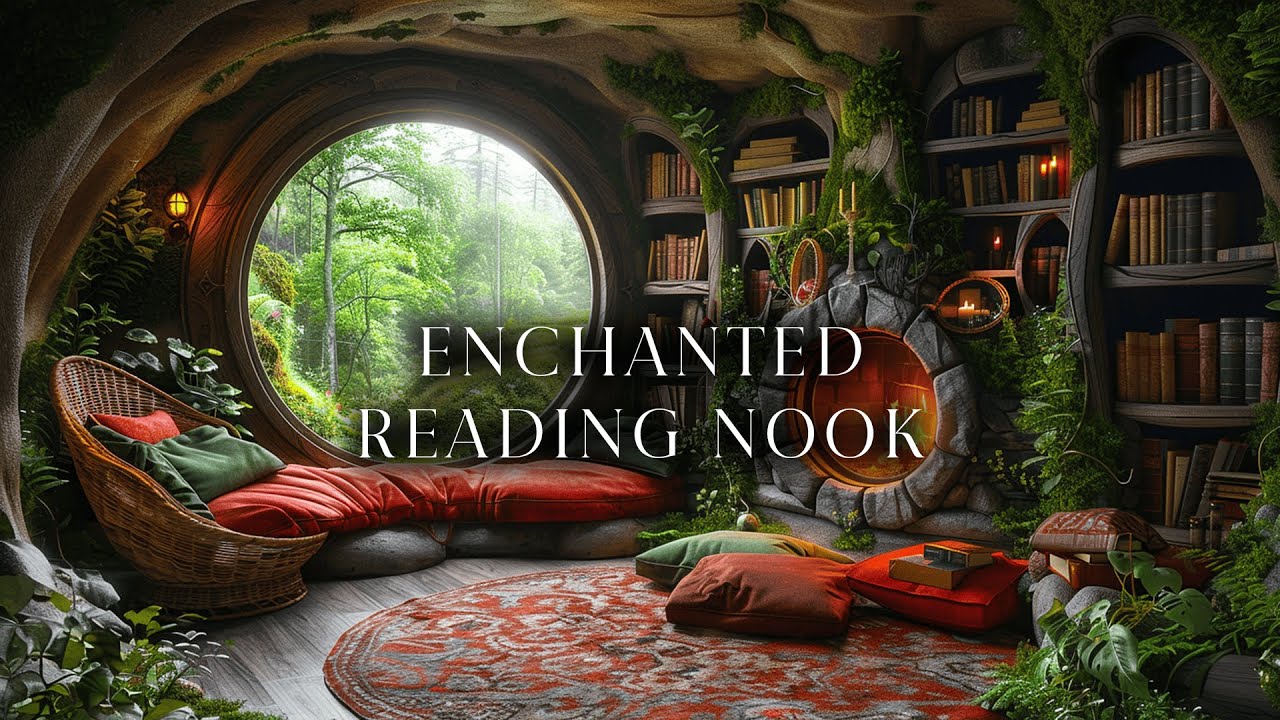 Exotic Plants Magical: Enchanted Reading Nook | Magical Fantasy Music & Ambience | Relaxing, Sleep