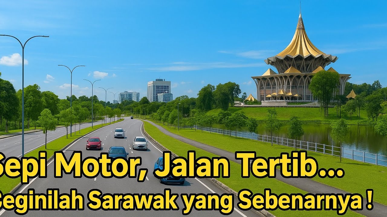 “Sepi Motor, Jalan Tertib… Beginilah Sarawak yang Sebenarnya!”