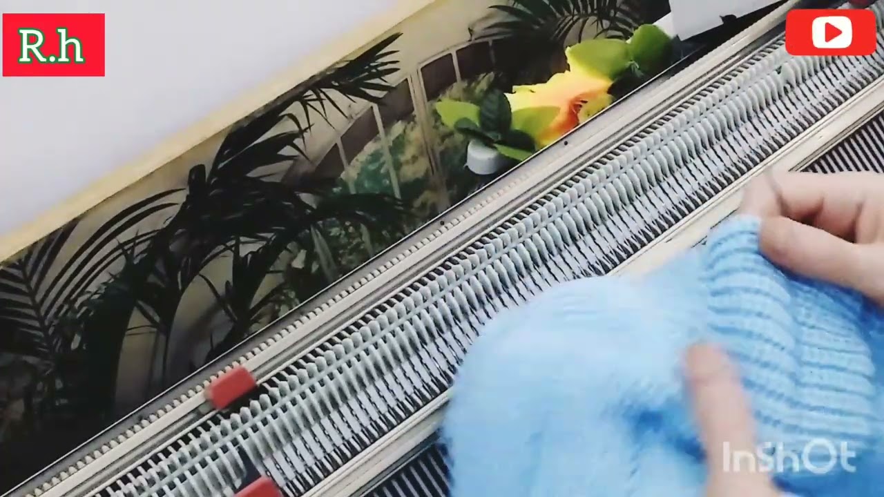 @rkiaelhajami كيف تعملي ميلاية بيبي جميلة 🌹على مكنة تريكو باساب🌴 تستحق المشاهدة والتجربة 👍