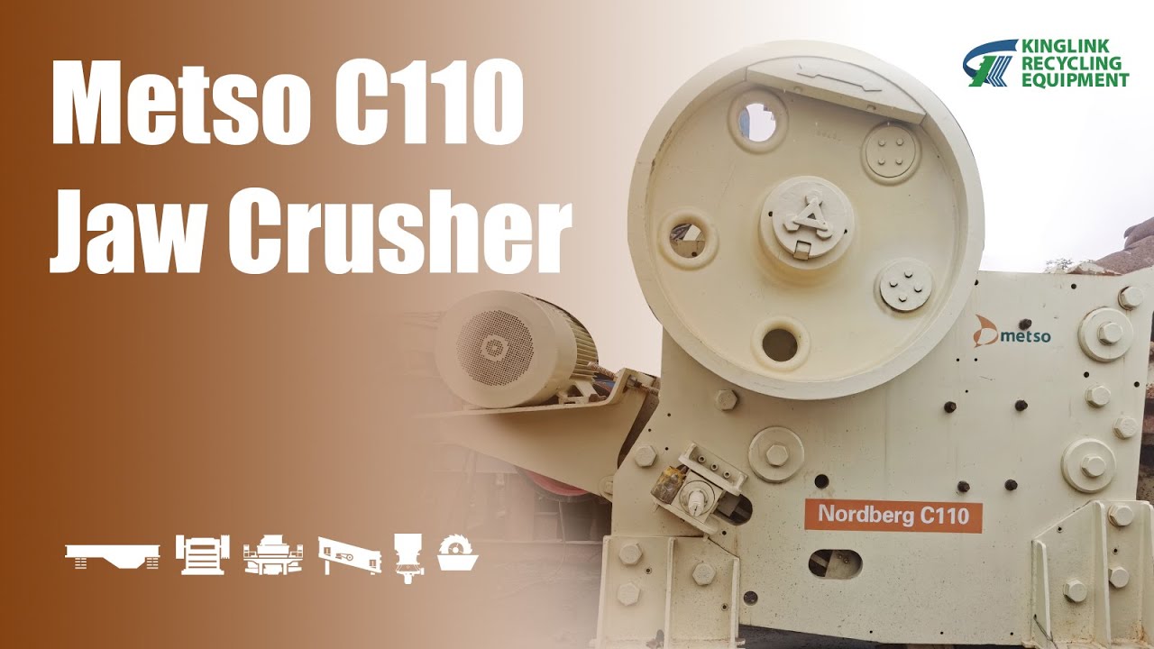 Metso C110 Jaw Crusher Pre-Delivery Testing