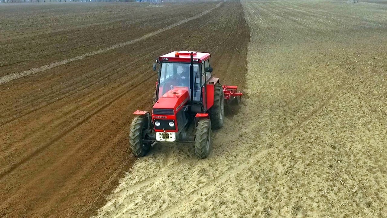Uprawa bezorkowa pod kukurydze Ursusem 904 Turbo