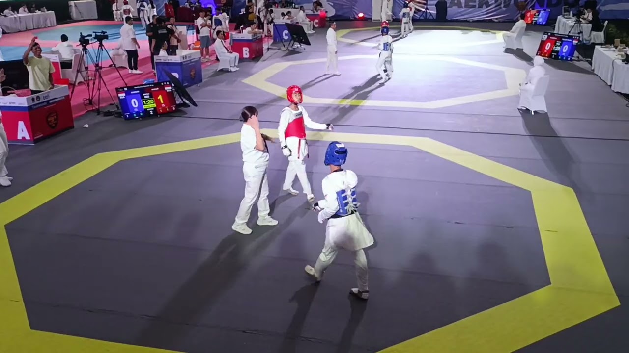 Internasional taekwondo championship piala panglima TNI (09/2025) semifinal 🔴 khalid 