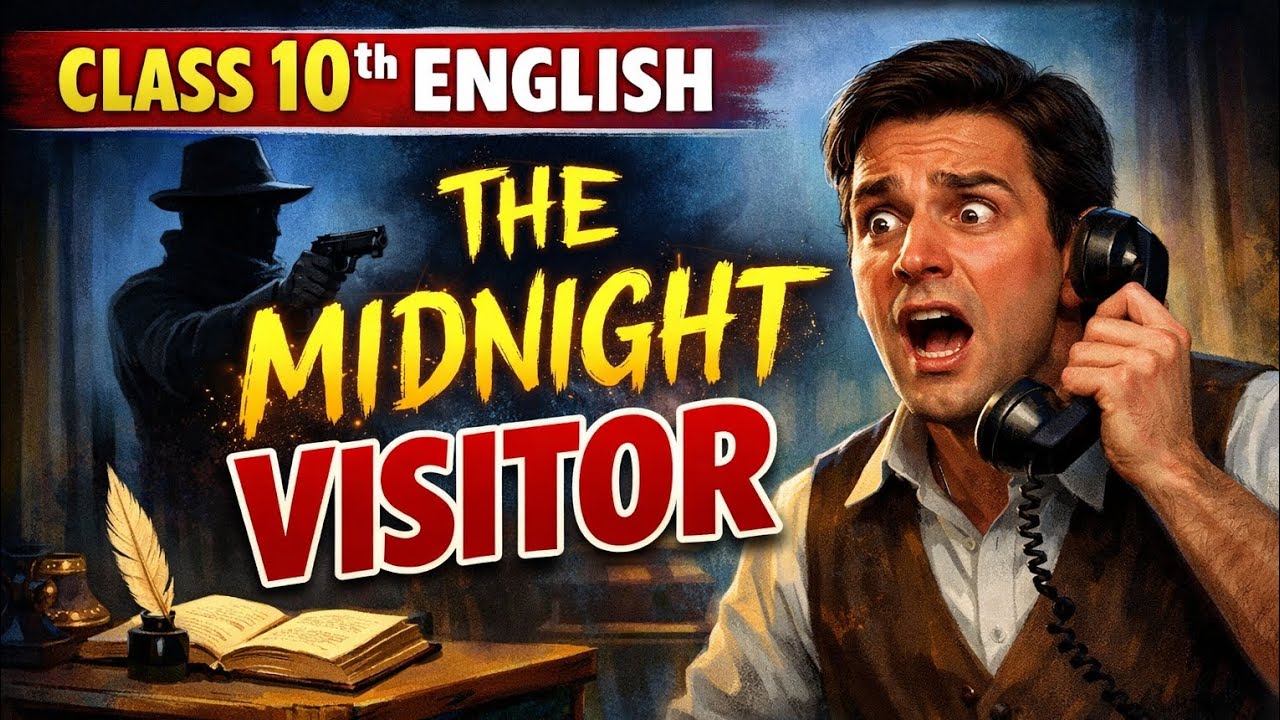 The Midnight Visitor |Class 10 CBSE/State Boars| Easy Explanation + Summary ||Audio Podcast 🎧|| 