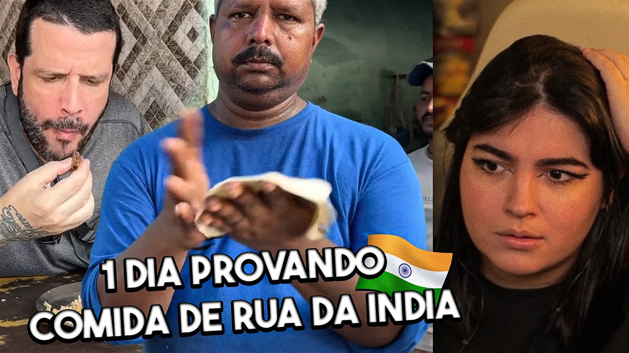 1 dia comendo indiano - comida de rua indiana
