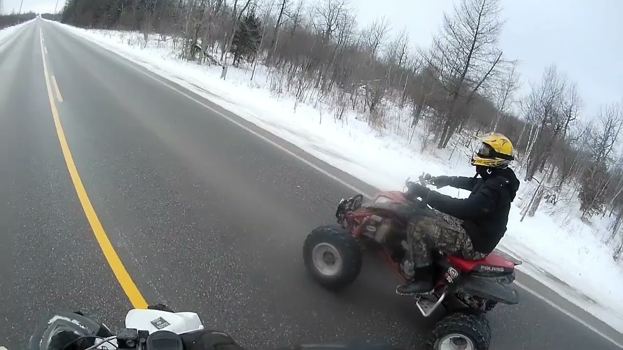 2008 polaris outlaw 525 vs upgraded 2003 polaris predetor 500