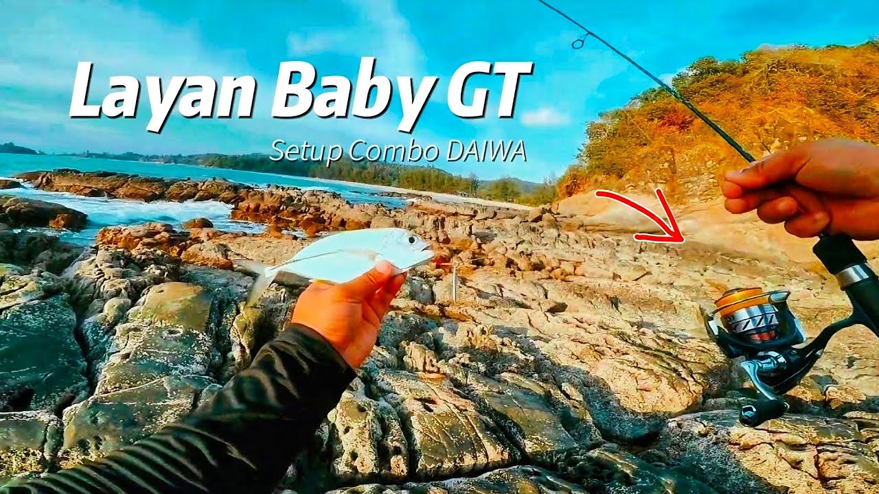 Casting Landbase Di Spot Berkarang Pakai Setup Ultralight | Reel Daiwa Sea LTD & Rod Daiwa Ebi X 